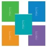 Тетрадь А5 48 л., HATBER-ECO скоба, офсет №2 ЭКОНОМ, клетка, обложка картон, PUREcolour (микс), 092115, 48Т5C1