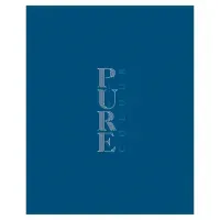 Тетрадь А5 96 л., HATBER-ECO, скоба, офсет №2, ЭКОНОМ, клетка, обложка картон, PURE Colour, "Голубика", 092123, 96Т5C1_34813