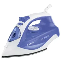 Утюг SCARLETT SC-SI30K23, 2200 Вт, керамическое покрытие, самоочистка, синий
