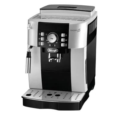 Кофемашина DELONGHI Magnifica S ECAM 21.117.SB, 1450 Вт, объем 1,8 л, ручной капучинатор, серебристая, EСAM 21.117.SB