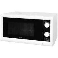 Микроволновая печь SONNEN MW2070H-6MW, 20 л, 700 Вт, таймер, механическое управление, белая, 454652