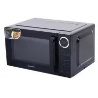 Микроволновая печь BRASSON (БРАССОН) MW2390D-6BL, 23 л, 900 Вт, сенсорное управление, дисплей, таймер, 6 АВТОПРОГРАММ, черная, 454980
