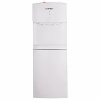 Кулер водораздатчик БЕЗ НАГРЕВА И ОХЛАЖДЕНИЯ, SONNEN FS-02N, напольный, 2 крана, белый, 454995