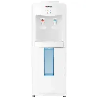 Кулер для воды HOTFROST V118E, напольный, НАГРЕВ/ОХЛАЖДЕНИЕ ЭЛЕКТРОННОЕ, 2 крана, белый, 120211802