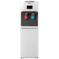 Кулер для воды HOTFROST V115B, напольный, НАГРЕВ/ОХЛАЖДЕНИЕ КОМПРЕССОРНОЕ, холодильник, 2 крана, 120111502