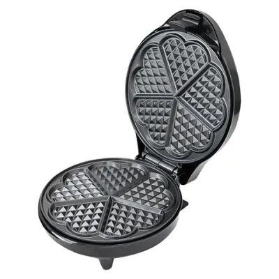 Электровафельница антипригарная для вафель-сердечек, 5 вафель, 1200 Вт, DASWERK (ДАСВЕРК), WM-7, 455654