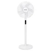Вентилятор напольный LCD дисплей, пульт ДУ SONNEN FS40-A999, 50 Вт, 3 режима, белый, 455735