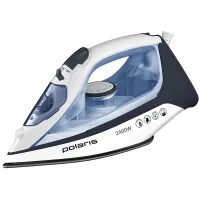 Утюг POLARIS PIR 2430K, 2400 Вт, керамическое покрытие, самоочистка, антикапля, антинакипь, черный, 57591