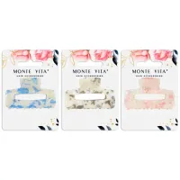 Краб для волос 6 см, АССОРТИ, MONTE VITA (МОНТЕ ВИТА), 457023