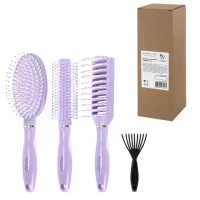 Расческа для волос НАБОР 3 шт + щетка для чистки В ПОДАРОК MONTE VITA (МОНТЕ ВИТА), 457436