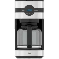 Кофеварка капельная BQ (БИ-КЬЮ) CM2002, 900 Вт, объем 1,5 л, поддержание температуры, серебристая, 86198275