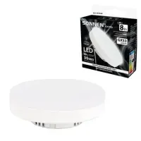 Лампа светодиодная SONNEN EXTRA, 8 (70) Вт, GX53, таблетка, нейтральный белый, 30000 ч, LED 8W-4000-GX53, 457929