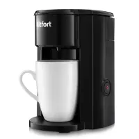 Кофеварка капельная KITFORT КТ-763, 350 Вт, объем 0,15 л, черная