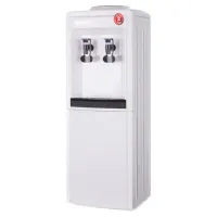 Водораздатчик-кулер БЕЗ НАГРЕВА И ОХЛАЖДЕНИЯ, AQUA WORK 0.8-LWR, напольный, 2 крана, белый, 27934