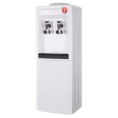 Водораздатчик-кулер БЕЗ НАГРЕВА И ОХЛАЖДЕНИЯ, AQUA WORK 0.8-LWR, напольный, 2 крана, белый, 27934