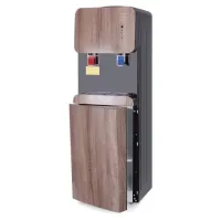 Кулер для воды AQUA WORK 105-LDR, напольный, НАГРЕВ/ЭЛЕКТРОННОЕ ОХЛАЖДЕНИЕ, 2 крана, дерево, 34389