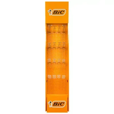 Стойка напольная для размещения товара BIC, 154,5х40х30 см, 15 крючков, БЕЗ НАПОЛНЕНИЯ, 934970