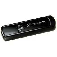 Память Transcend "JetFlash 350"  64Gb, USB 2.0 Flash Drive, черный