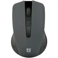 Мышь беспроводная DEFENDER Accura MM-935, 3 кнопки + 1 колесо-кнопка, оптическая, серая, 52936