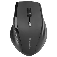 Мышь беспроводная DEFENDER Accura MM-365, 5 кнопок + 1 колесо-кнопка, оптическая, черная, 52365