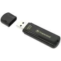 Память Transcend "JetFlash 700"  64Gb, USB 3.0 Flash Drive, черный