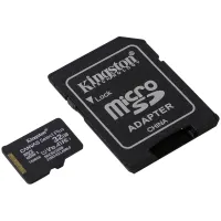 Карта памяти microSDXC 128 GB KINGSTON Canvas Select Plus UHS-I U1,100 Мб/с (class 10), адаптер, SDCS2/128 GB, SDCS2/128GB