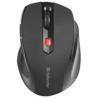 Мышь беспроводная DEFENDER Ultra MM-315, USB, 5 кнопок + 1 колесо-кнопка, оптическая, черная, 52315