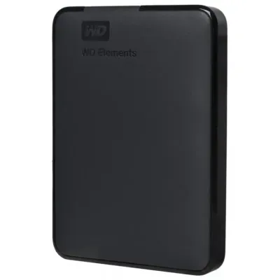 Внешний жесткий диск WD Elements Portable 1TB, 2.5", USB 3.0, черный, WDBUZG0010BBK-WESN