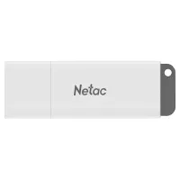 Флеш-диск 32GB NETAC U185, USB 2.0, белый, NT03U185N-032G-20WH