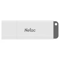 Флеш-диск 128 GB NETAC U185, USB 2.0, белый, NT03U185N-128G-20WH