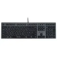 Клавиатура проводная A4TECH Fstyler FX50, USB, 109 кнопок, серая, 1624628