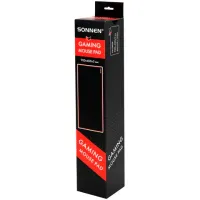 Коврик для мыши и клавиатуры большой SONNEN "BLACK TITAN XXL" 900х400х3 мм, черный, 513959