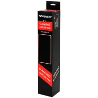 Коврик для мыши и клавиатуры большой SONNEN "CYBER OUTLAW 2.0" 780х380х3 мм, черный, 513960