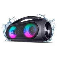 Колонка портативная SVEN PS-380, 40 Вт, TWS, Bluetooth, FM, USB, черный, SV-021290