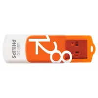 Флеш-диск 128 GB PHILIPS VIVID, разъем USB 3.0, желтый, FM12FD00B/97