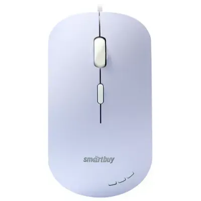 Мышь проводная бесшумная SMARTBUY 288-V, USB, 3 кнопки + 1 колесо, оптическая, сиреневая, 06819, SBM-288-V