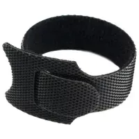 Хомуты-липучки 125x11 мм, на основе ленты Velcro, CABLEXPERT, черные (12 шт.), VT-125x11BK