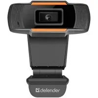 Веб-камера DEFENDER G-lens 2579, HD 720p, 2 Мп, черная, 63179
