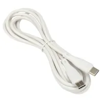 Кабель USB 2.0 Type-C-Type-C, 2 м, CABLEXPERT, 3 А, 60 Вт, PD/QC3.0, медь, белый, CCB-USB2-CMCMO1-2MW