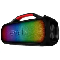 Колонка портативная SVEN PS-360, 24 Вт, TWS, Bluetooth, FM, USB, черный, SV-021740