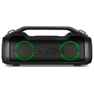 Колонка портативная SVEN PS-390, 50 Вт, TWS, Bluetooth, microSD, черный, SV-021306