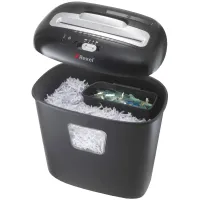 Уничтожитель (шредер) REXEL DUO, 3 уровень секретности, фрагменты 4x45 мм, 10 листов, 17 л, CD, 2102560EU