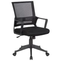 Кресло BRABIX "Balance MG-320", с подлокотниками, черное, 531831