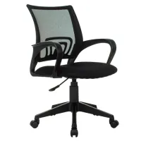 Кресло BRABIX "Fly MG-396", с подлокотниками, сетка, черное, 532083