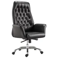 Кресло офисное BRABIX PREMIUM "Legacy EX-750", синхромеханизм, алюминий, экокожа, черное, 532492