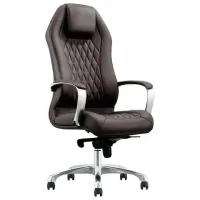 Кресло BRABIX PREMIUM "Aurus EX-705", мультиблок, алюминий, экокожа, коричневое, 532929