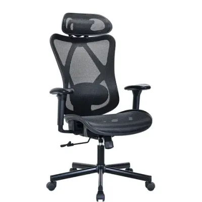 Кресло BRABIX PREMIUM "Axion ER-701", синхромеханизм, регулируемые подголовник и спинка, сетка, черное, 532965