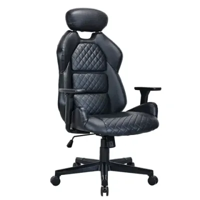 Кресло BRABIX PREMIUM "Tokyo EX-595", регулируемый подголовник, рециклированная кожа, черное, 532975