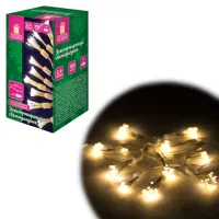 Гирлянда-пучки "Bundles", 150 LED, 2,4 м, 10 пучков, тёплый белый, USB, ЗОЛОТАЯ СКАЗКА, 592557