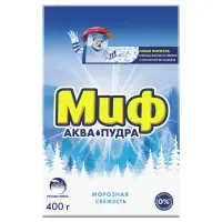 Порошок для ручной стирки Миф 3в1 "Морозная свежесть", 400г
